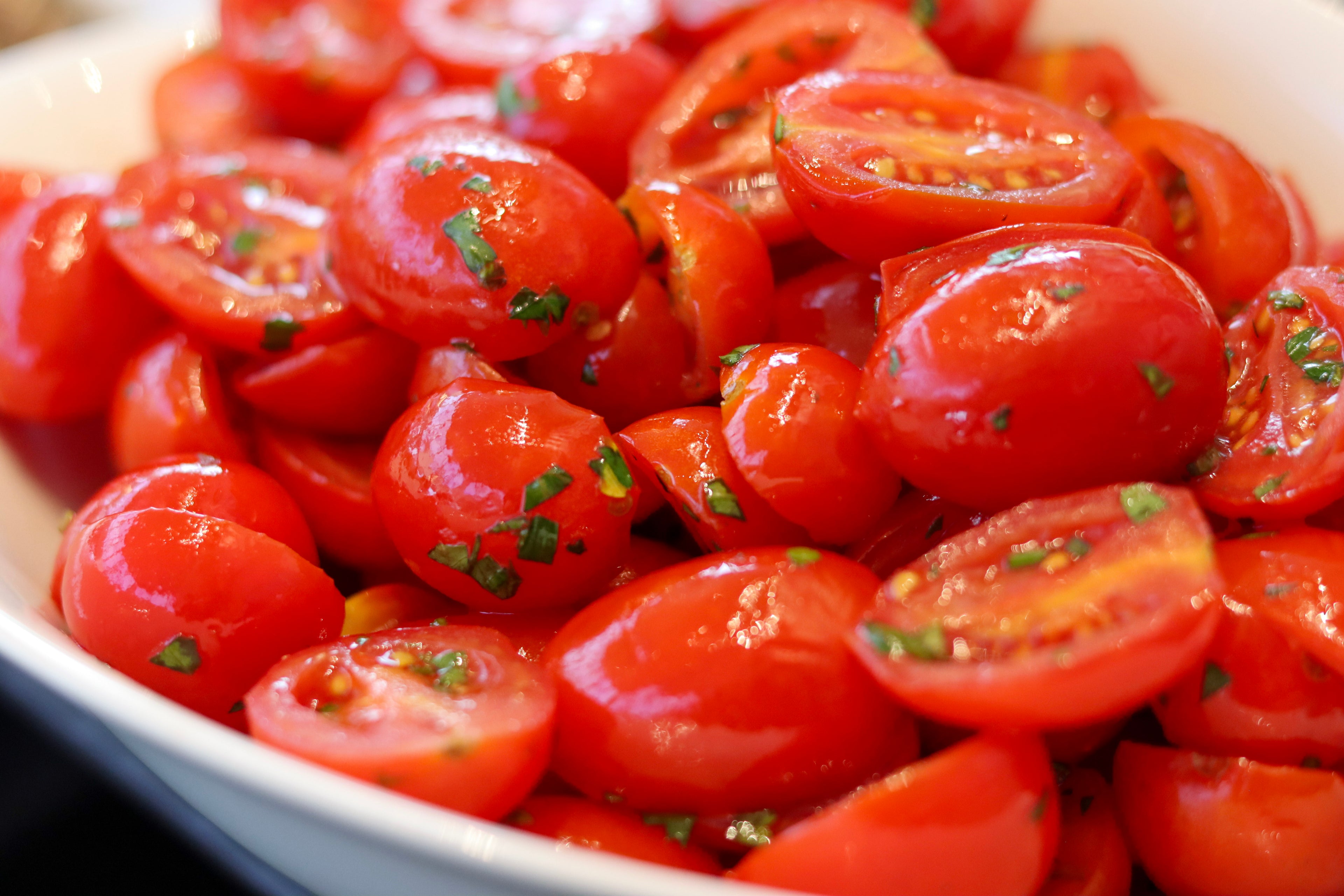 Fresh Cherry Tomato Salad