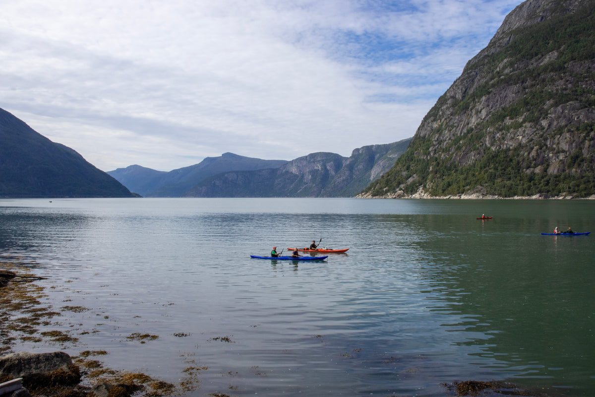 Kayaking on the Hardangerfjord, Eidfjord, Norway – Fine Art Landscape Photography Print