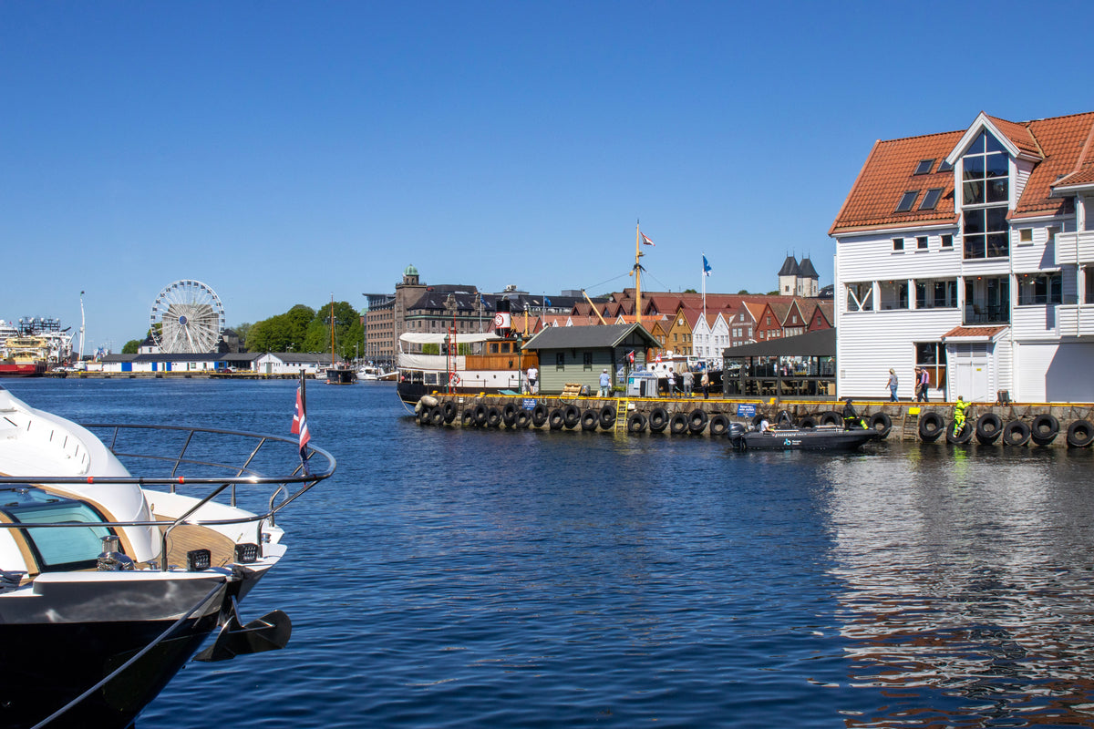 Stavanger Harbor Waterfront, Norway – Fine Art Photography Print
