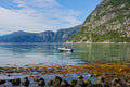 Peaceful Morning on Eidfjord – Norway's Majestic Fjord Landscape