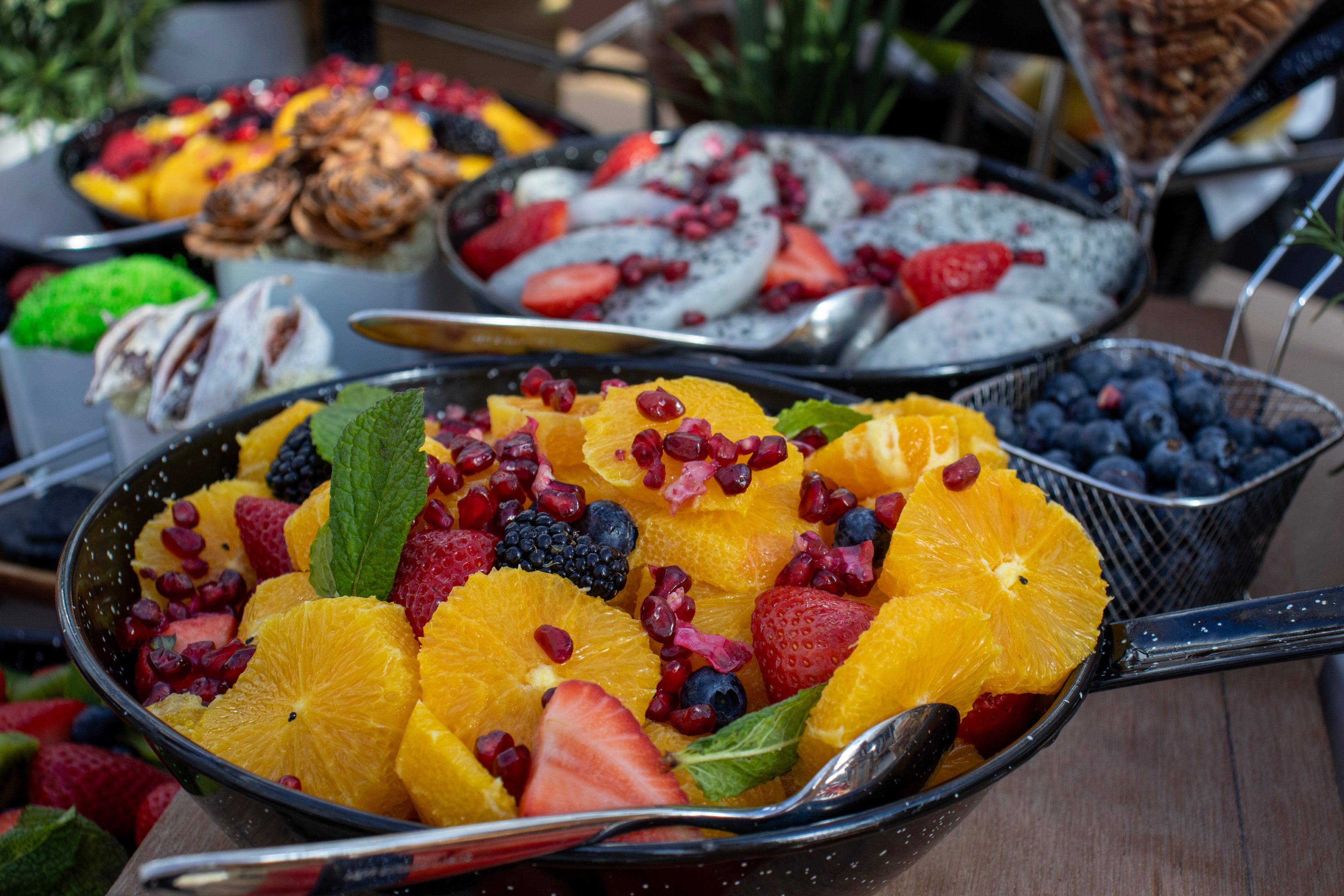 Citrus Berry Fruit Display