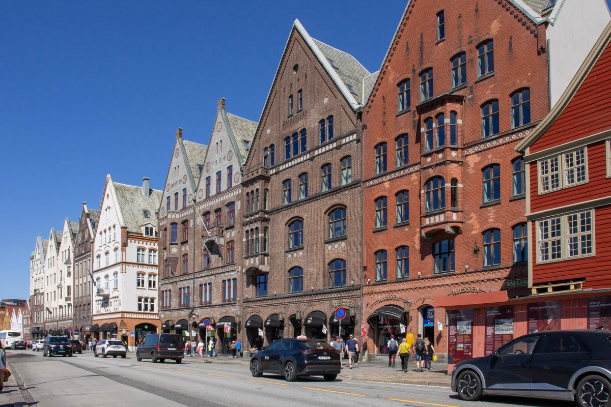 Bryggen Waterfront, Bergen, Norway – Fine Art Photography Print
