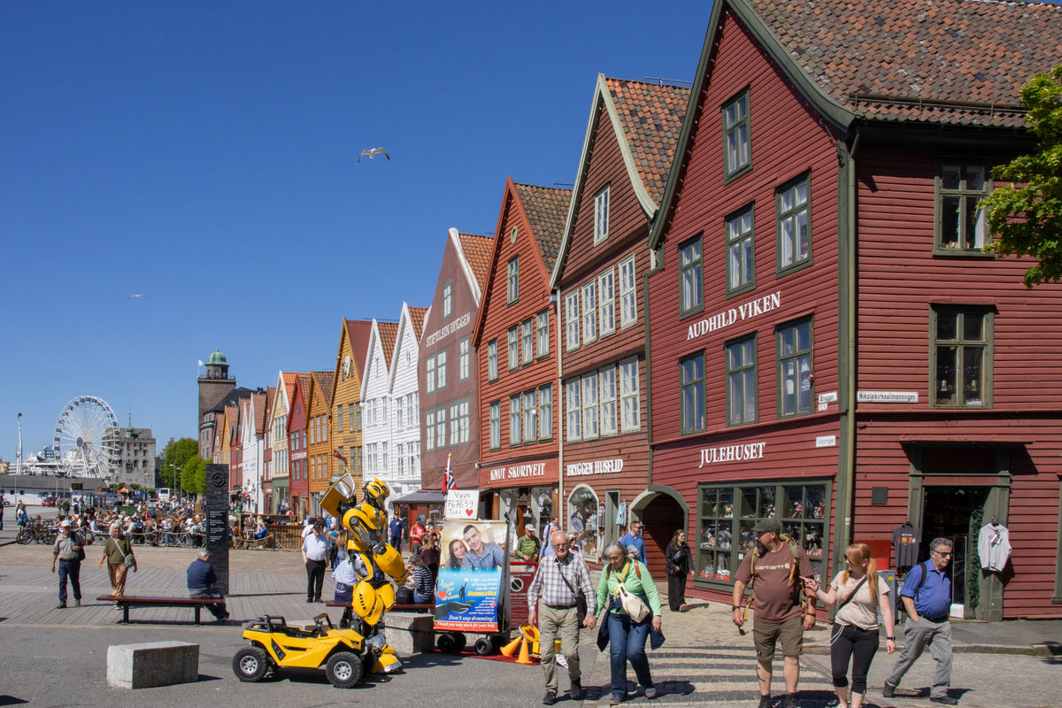 Bryggen Waterfront Street, Bergen – Norway's Iconic Hanseatic Heritage