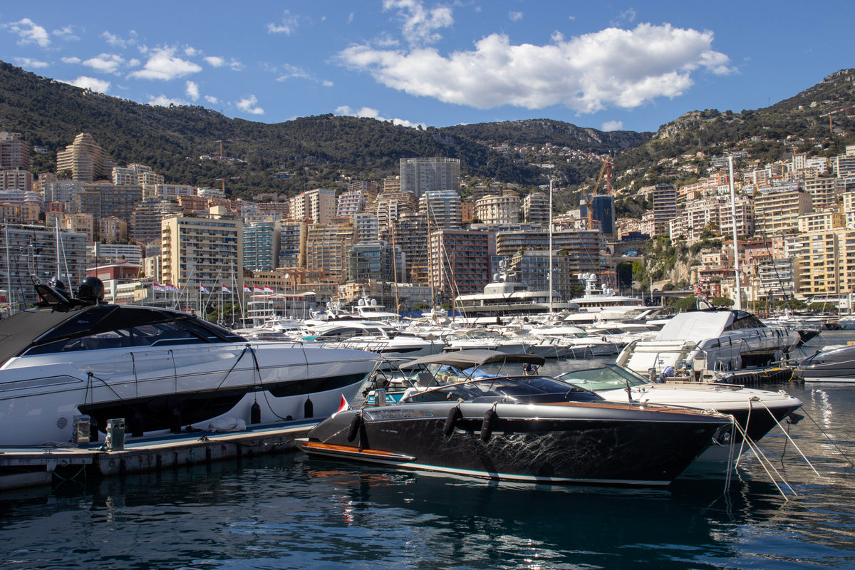 Monte Carlo Marina & Luxury Yachts – Monaco Fine Art Print