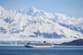 Hubbard Glacier, Alaska – Cruise Ship Beneath Snow-Capped Mountains | Original Travel Photography Wall Art