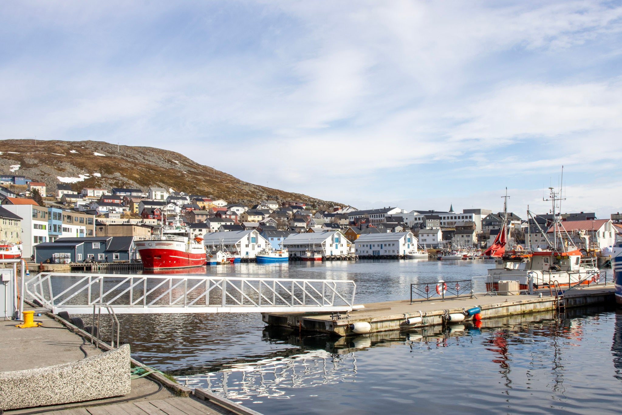 Honningsvåg Harbor, Norway – Arctic Coastal Village | Original Travel Photography Wall Art