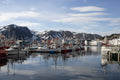 Honningsvåg Fishing Harbor, Norway – Arctic Marina Reflections | Original Travel Photography Wall Art