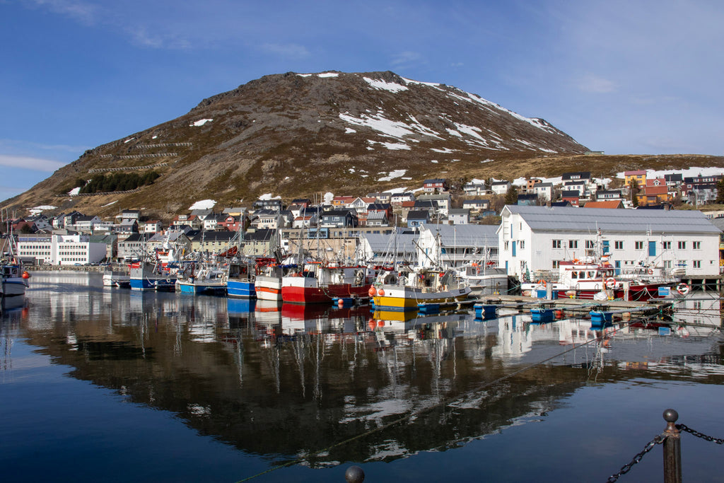 Honningsvåg Harbor, Norway – Fine Art Arctic Coastal Photography Print