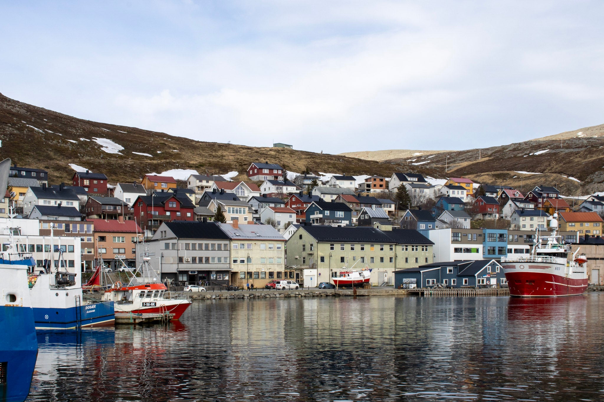 Honningsvåg Harbor, Norway – Fine Art Arctic Coastal Photography Print